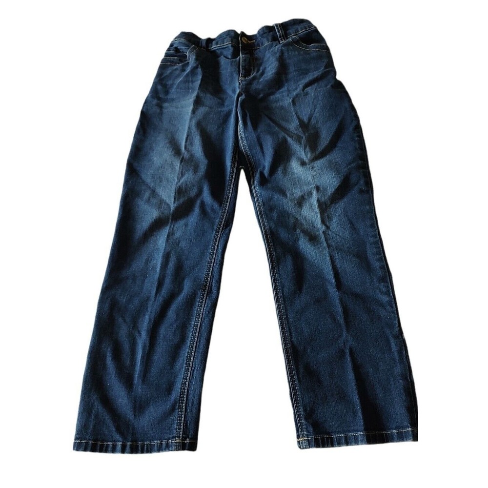 CHICO’S ― Size 1.5 (10) ― THE SO SLIMMING GIRLFRIEND ANKLE Denim Jeans Blue
